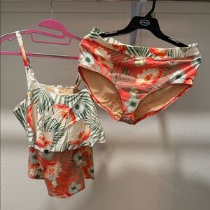 Swim by Cacique Floral Print Women's Swim Set